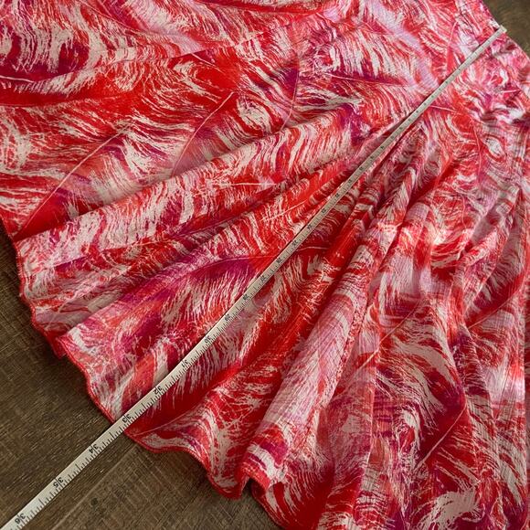 Maxi Women's Printed Tiered Festival Hippie Skirt By Heart of Palm Size 12 - Picture 6 of 6